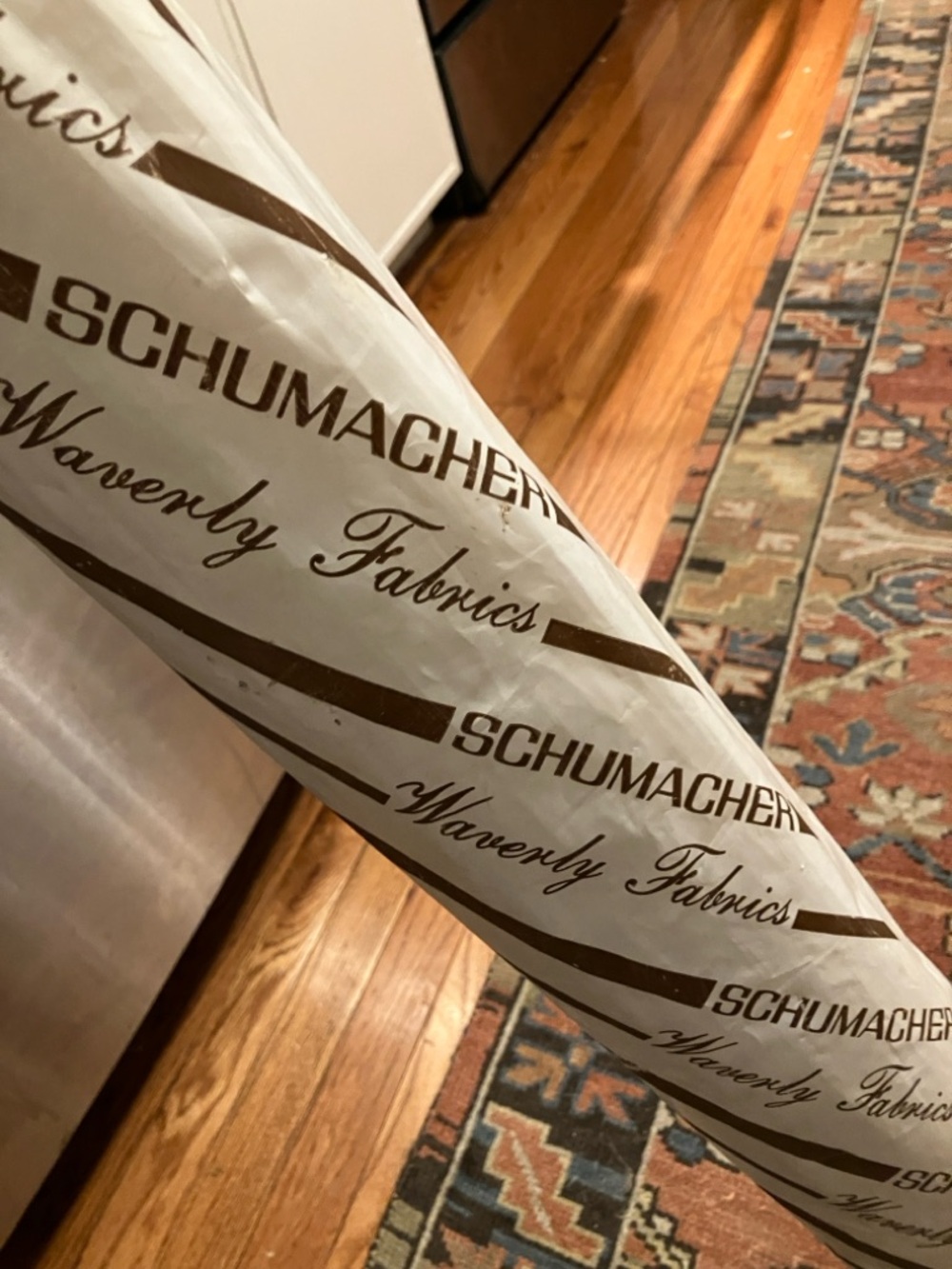 6 Yards Schumacher Upholstery Fabric- “City Lights” Vintage 1980’s on Roll.